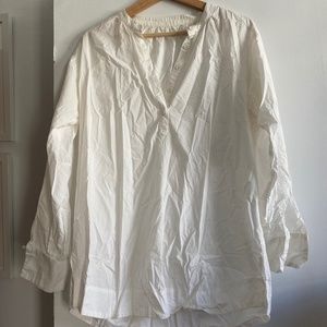 Apiece Apart White Blouse (Unmarked Sample)